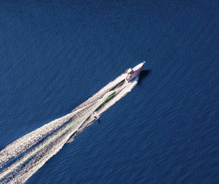 Nitra boat on Florida waters in the spring